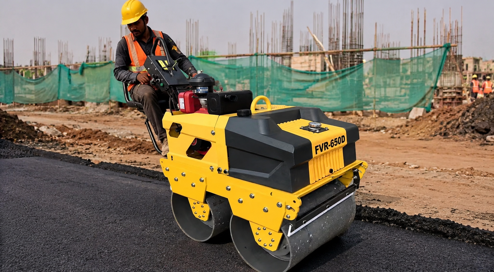Walk Behind Double Drum Roller